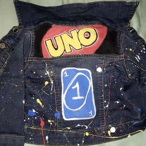 Custom jean jacket
